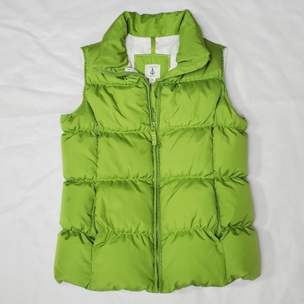 💥Land's End boys puff vest jacket Size M